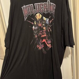 Marvel Wolverine Black Graphic Tee